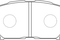 Колодки тормозные TOYOTA PRIUS 1.8 09-/LEXUS CT 1.8 11- передние, артикул FP1184