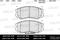 Колодки тормозные HYUNDAI TUCSON/KIA SPORTAGE 04- передние SemiMetallic, артикул E100019
