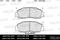 Колодки тормозные HONDA ACCORD 91-98/CR-V 95-02 передние, артикул E100218