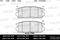 Колодки тормозные CHEVROLET CAPTIVA/OPEL ANTARA 2.4/3.2 06- задние SemiMetallic, артикул E110297