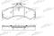 Колодки тормозные дисковые передн/задн MERCEDES-BENZ: SPRINTER 2-t c бортовой пл, артикул PBP1043