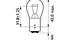 Лампа P21/5W 13499 24V BAY15D (Картонная упаковка), артикул 13499CP
