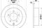 Диск тормозной задний Mitsubishi Lancer 1.5/1.8/2.0 Di-D 08>, артикул 92227403
