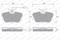 Тормозные колодки дисковые FORD Galaxy (WGR) VW Sharan (7M), Transporter IV SEAT Alhambra (7V), артикул 1511209