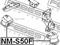 FRONT ENGINE MOUNT HYDRO NISSAN FX45/35 S50 2003.03-2008.06 GL, артикул NMS50F