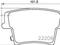 DODGE Brake Pad RR Challenger Coupe/Charger 3.6/5.7/6.4 STR8 09/07, артикул P11040