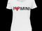 Женская футболка I LOVE MINI S, артикул 80140446077