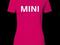 Женская футболка MINI, pink, XS, артикул 80142211296