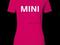 Женская футболка MINI, pink, S, артикул 80142211297