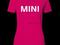 Женская футболка MINI, pink, L, артикул 80142211299