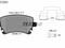 BRAKE PAD SET REAR VW TRANSPORTER T5 200909-201508 TEXTAR, артикул 2332601