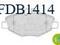 BRAKE PAD SET FRT DB W211/4CYL, 6CYL, артикул FDB1414