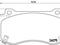 CHRYSLER Brake Pad FR Charger / Challenger 6.4 SRT8 11-14, артикул P11023