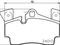 VW/AUDI Brake Pad RR Q7/Cayyane 4.2FSI/4.5/4.8 06-10, артикул 8DB355011471
