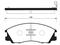 РљРѕР»РѕРґРєРё С‚РѕСЂРјРѕР·РЅС‹Рµ РґРёСЃРєРѕРІС‹Рµ Hyundai Terracan 2.5TD/2.9CRDi 01 SP1097, артикул SP1097